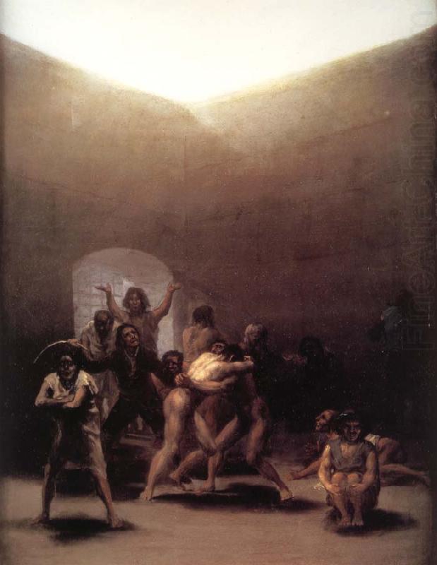 Yard with Lunatics, Francisco Goya